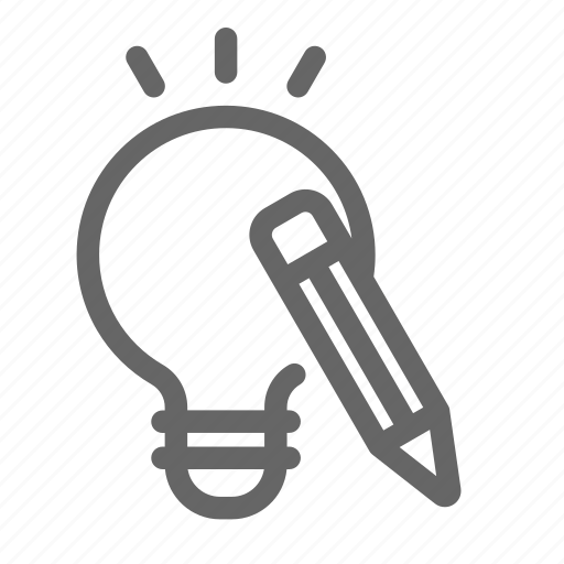 Bulb, copywriting, creative, idea, ideation, light, thinking icon - Download on Iconfinder