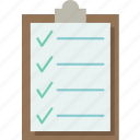 clipboard, checklist, task, schedule, document