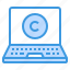computer, copyright, copywriting, electronics, laptop 