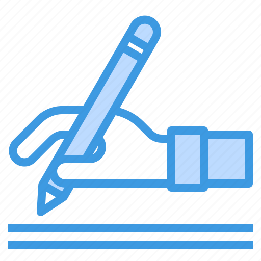Hand, pen, pencil, writing icon - Download on Iconfinder