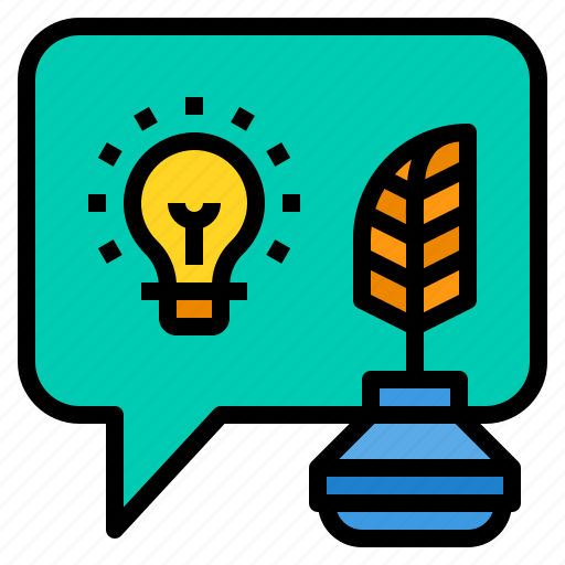 Conversation, idea, innovation, lightbulb icon - Download on Iconfinder