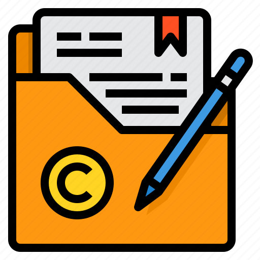 Article, copyright, document, license icon - Download on Iconfinder