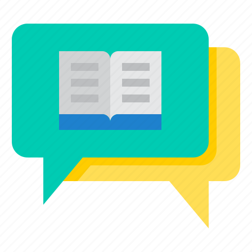 Book, chat, communication, conversation, discussion icon - Download on Iconfinder