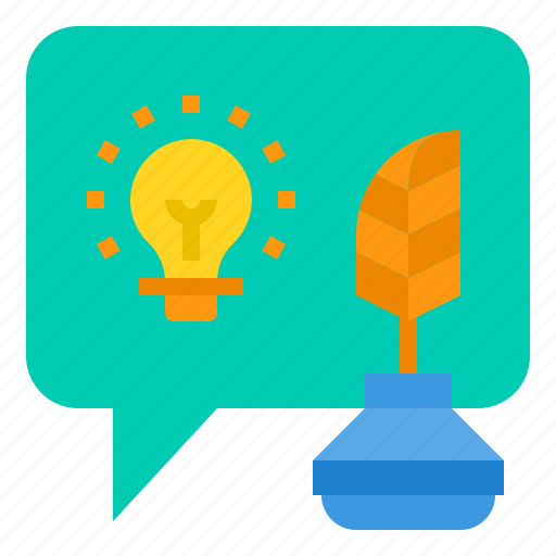 Conversation, idea, innovation, lightbulb icon - Download on Iconfinder