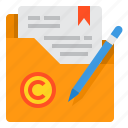 article, copyright, document, license
