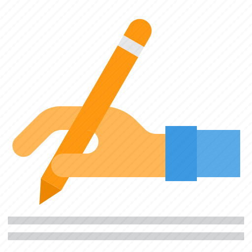 Hand, pen, pencil, writing icon - Download on Iconfinder