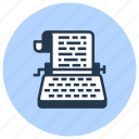 copywriting, text, type, typewriter, write 