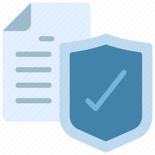 Approved, tick, shield, document icon - Download on Iconfinder