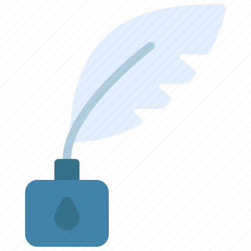 Feather, pen, ink, quill icon - Download on Iconfinder