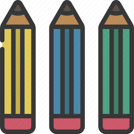 Pencils, coloured, pencil icon - Download on Iconfinder