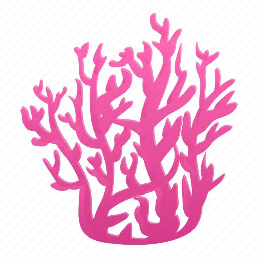 Beach, coral, floral, pink, retro, water icon - Download on Iconfinder
