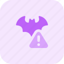 bat, warning, coronavirus, danger