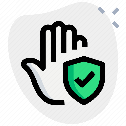 Hand, protection, medical, shield icon - Download on Iconfinder