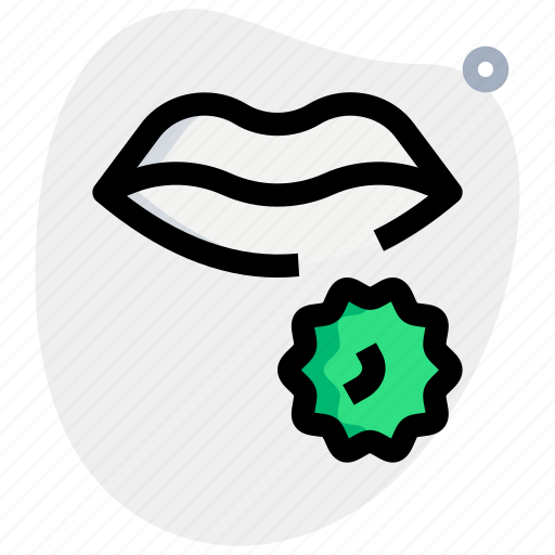 Lips, virus, medical, coronavirus icon - Download on Iconfinder