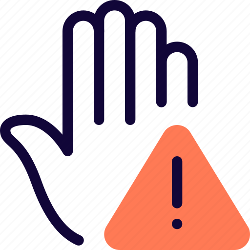 Hand, warning, medical, coronavirus icon - Download on Iconfinder