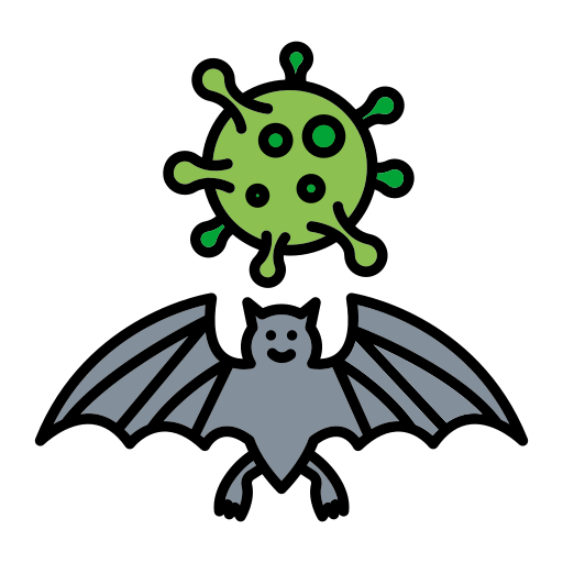 Bat, carrier, corona, coronavirus, flu, virus icon - Free download