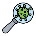 coronavirus, covid, devirus, glass, interfac, magnifying, virus