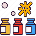 bottle, corona, test, tube, virus