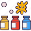 bottle, corona, test, tube, virus 