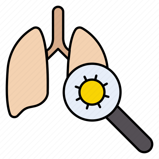 Liver, medical, corona, lab, search icon - Download on Iconfinder