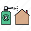 spray, corona, house, antibacterial, protection 