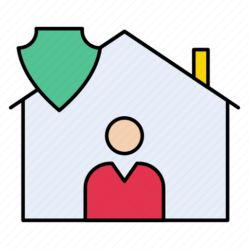 Stayhome, safety, corona, protection, shield icon - Download on Iconfinder