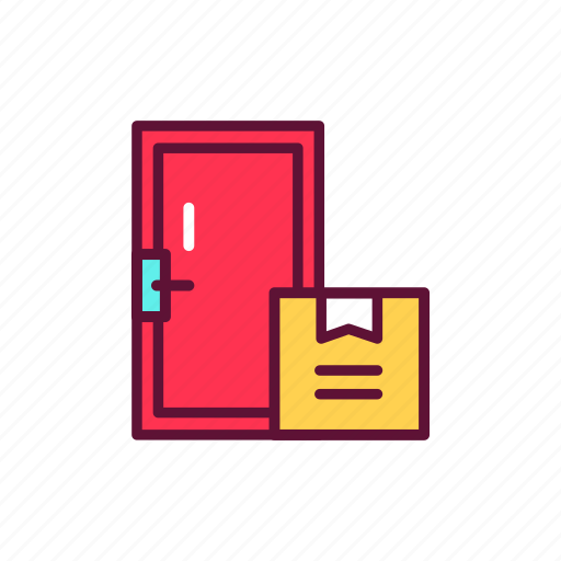 Home, delivery, box, door icon - Download on Iconfinder