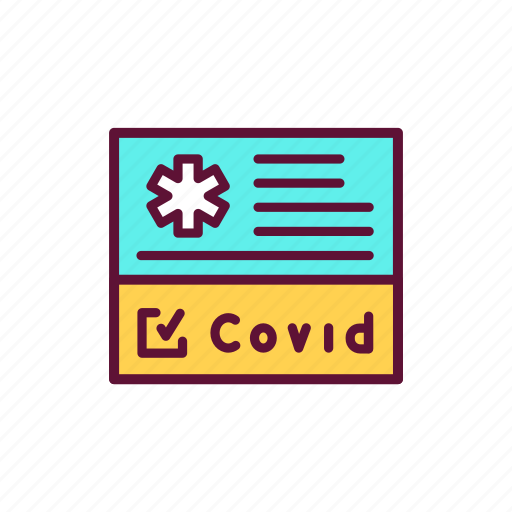 Medical, certificate, vaccination, covid icon - Download on Iconfinder