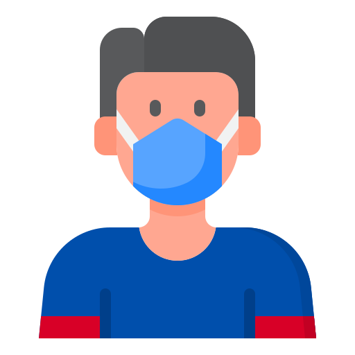 Covid19, man, mask, protect, virus icon - Free download