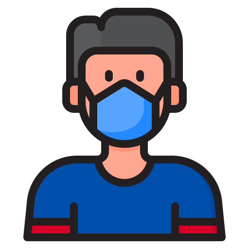 Covid19, man, mask, protect, virus icon - Free download