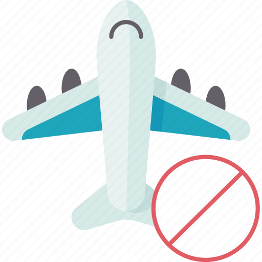 Travel, restriction, lockdown, pandemic, cancellation icon - Download on Iconfinder