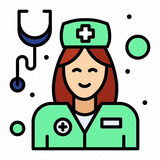 Coronavirus, covid, doctor, female, physician, stethoscope icon - Download on Iconfinder