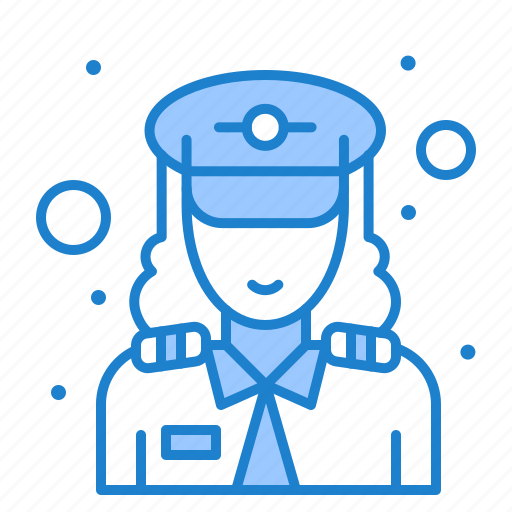 Coronavirus, covid, female, officer, police icon - Download on Iconfinder