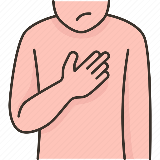 Chest, pain, lung, condition, cardiology icon - Download on Iconfinder