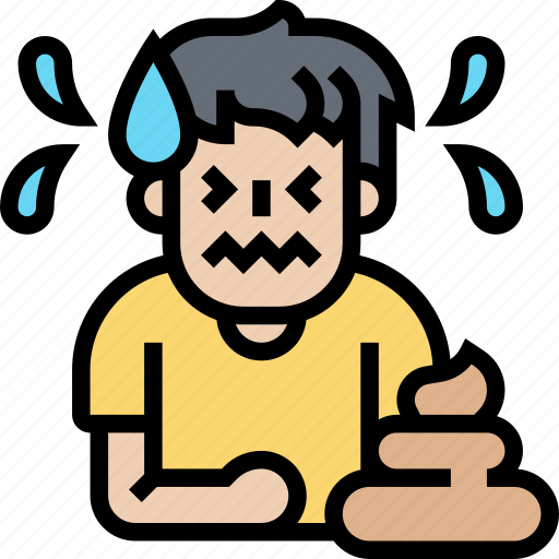 Diarrhea, digestive, infection, constipated, lavatory icon - Download on Iconfinder