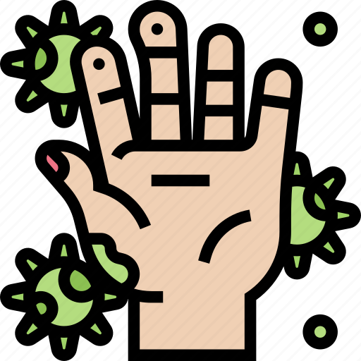 Fingers, pale, coronavirus, infected, health icon - Download on Iconfinder