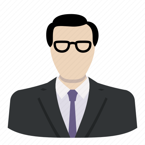Boss, caucasian, glasses, man, power, suit, tie icon - Download on Iconfinder