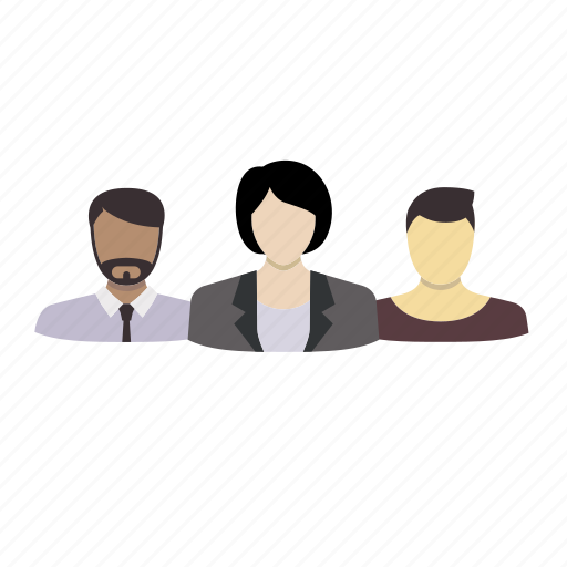Cooperate, ethnic, human, mixed race, person, racial, team icon - Download on Iconfinder