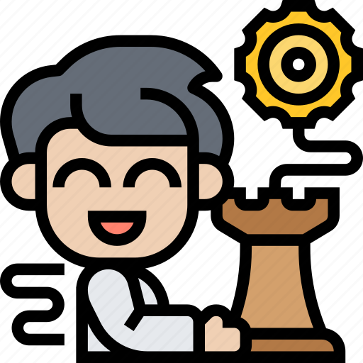 Business, strategy, chess, tactic, intelligence icon - Download on Iconfinder