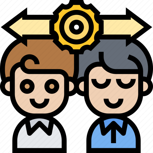 Decision, making, options, direction, partnership icon - Download on Iconfinder