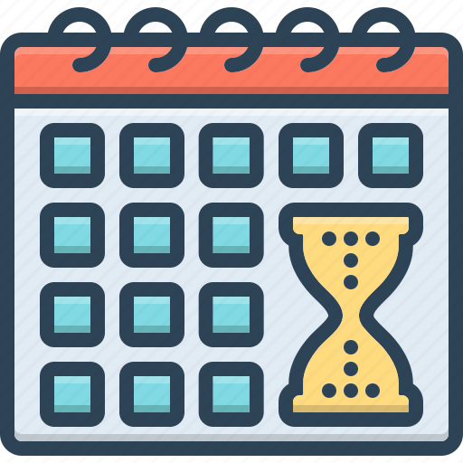 Appointment, calender, countdown, deadline, extended, management, time limit icon - Download on Iconfinder