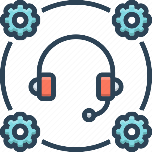 Audio, equipment, headphone, headset, operator, support, technician icon - Download on Iconfinder