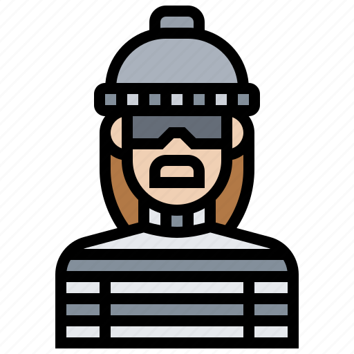 Bandit, criminal, highwayman, murderer, thief icon - Download on Iconfinder