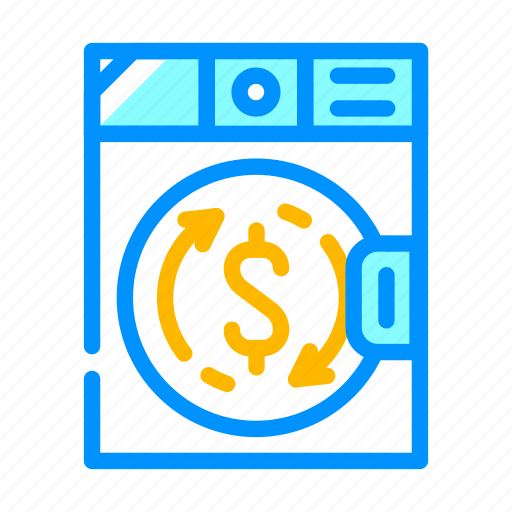 Money, laundering, laundry, machine, corruption, problem icon - Download on Iconfinder