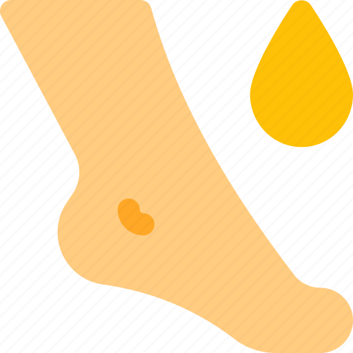 Foot, lotion, drop icon - Download on Iconfinder