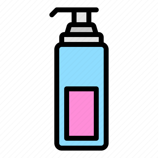 Champoo, container, cosmetic, liquid, pump bottle icon - Download on Iconfinder
