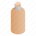 beige, bottle, face, isometric, liquid, packaging, powder