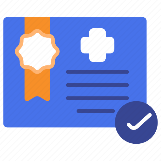 Career, certificate, doctor, hospital, verified icon - Download on Iconfinder