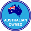 australia, australian, flag, map, owned 