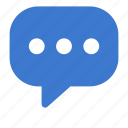 bubble, chat, comment, message, talk